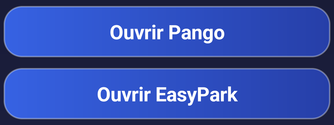 Un bouton pour chaque application de stationnement sur votre téléphone